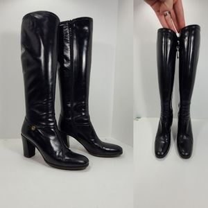 Salvatore ferragamo CLARA side zip boots- BLACK